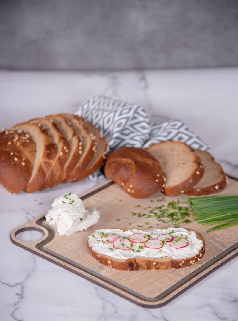 BS B&S Brown Cutting Board with Juice Channel - Image 5