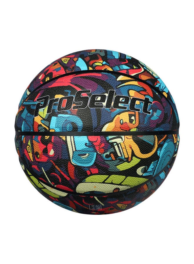 Pro Select Proselect No.7 Basketball, Moisture-absorbing Pu Material, Indoor And Outdoor Wear-resistant, For Student Training And Adult Compeion, Standard Basketball Gb313 - Image 4