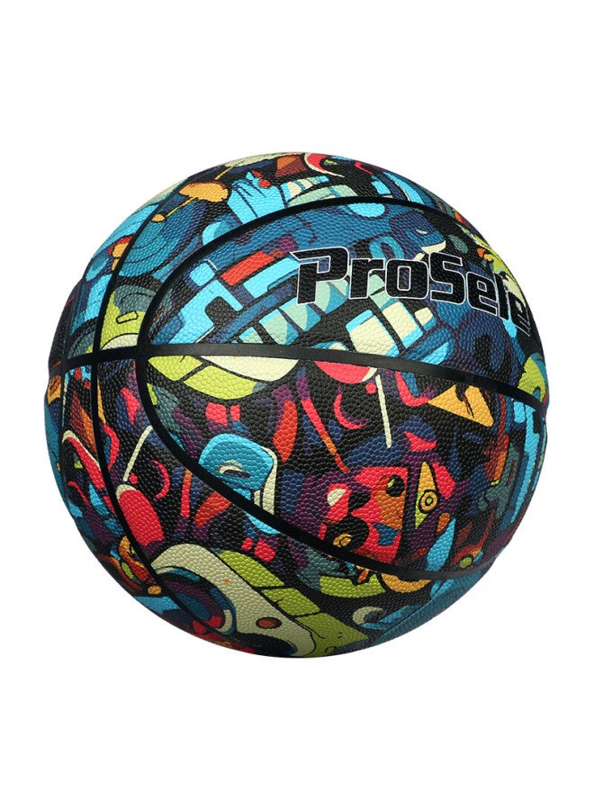 Pro Select Proselect No.7 Basketball, Moisture-absorbing Pu Material, Indoor And Outdoor Wear-resistant, For Student Training And Adult Compeion, Standard Basketball Gb313 - Image 2