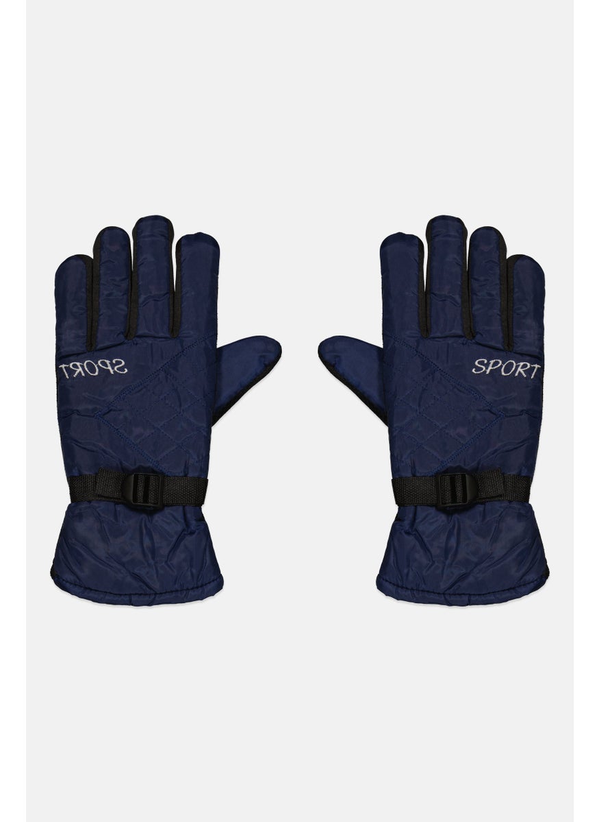 Royal Deluxe - Men 1 Pair Embroidered Sports Gloves, Assorted - Image 1