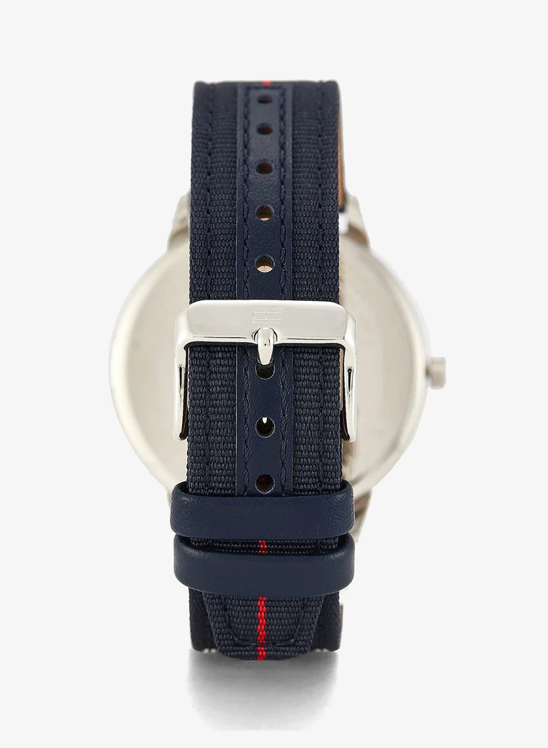 Tommy Hilfiger  Mens Analog Quartz Watch With Navy Blue Nylon Strap - 1791844 for Men | Best Price UAE