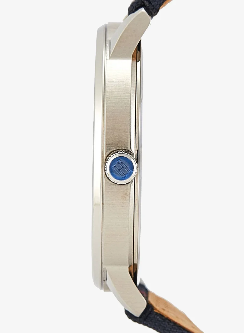 Tommy Hilfiger  Mens Analog Quartz Watch With Navy Blue Nylon Strap - 1791844 for Men | Best Price UAE