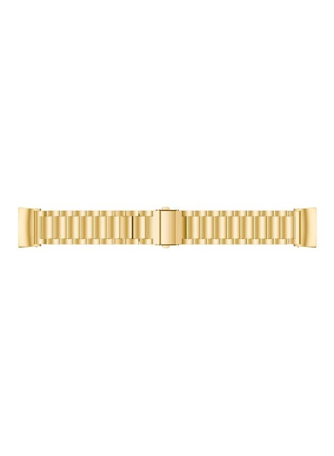 NIBEMINENT Replacement Strap For Fitbit Charge 3 Gold - Image 3