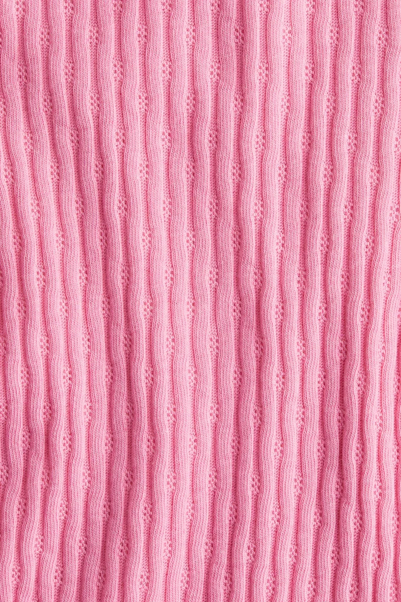 H&M Flounce-trimmed cotton top