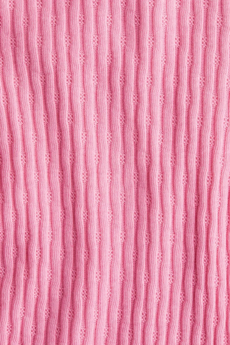 اتش اند ام Flounce-trimmed cotton top