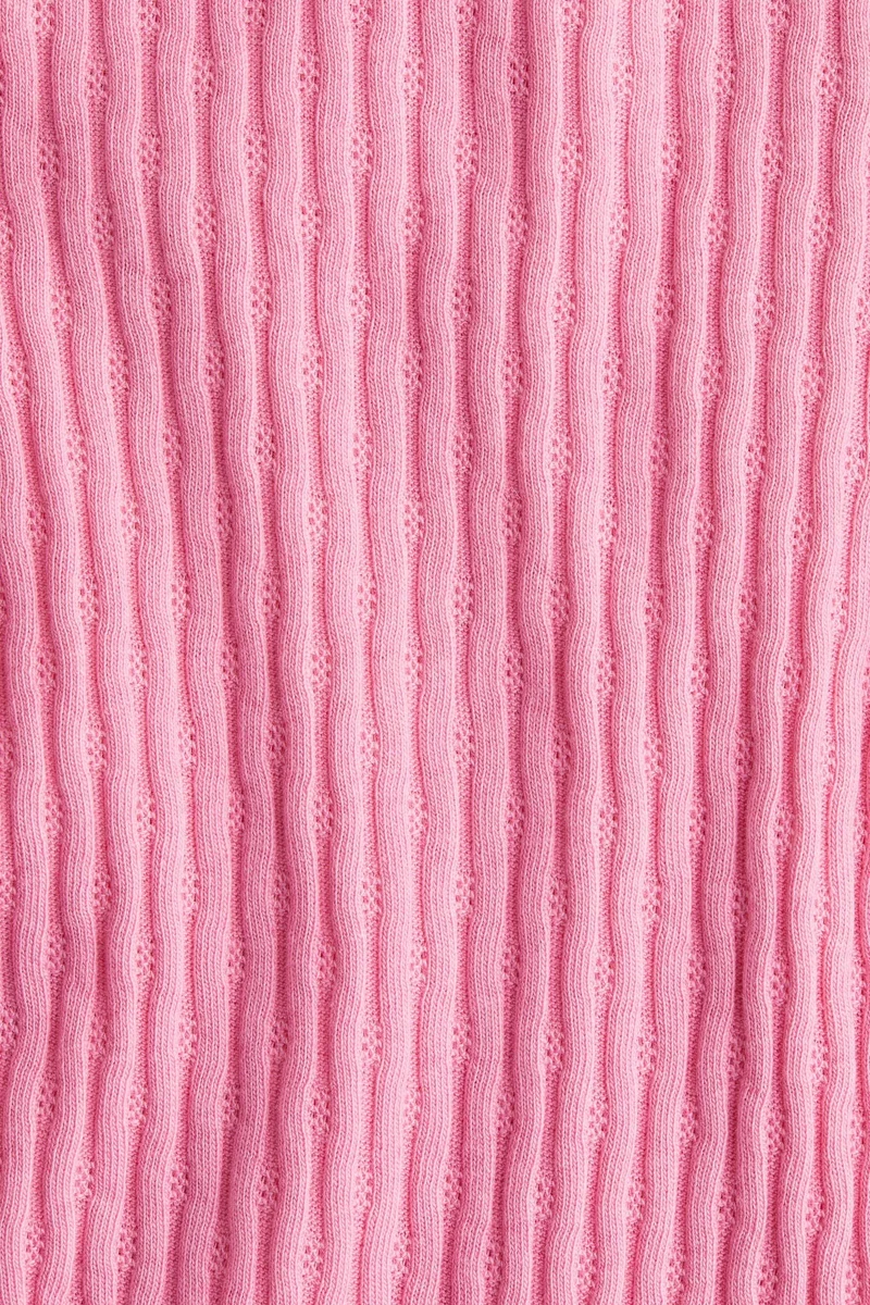 H&M Flounce-trimmed cotton top