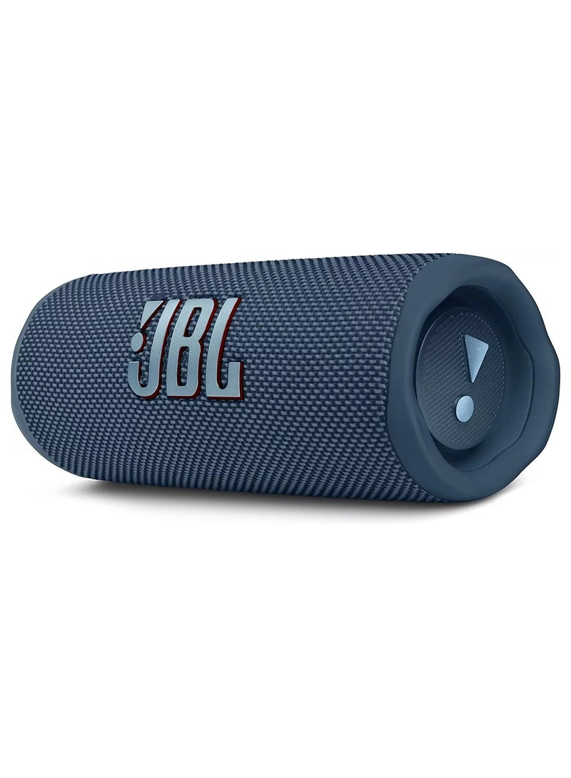 JBPL JBL Flip 6 Portable IP67 Waterproof Speaker 2-Way Speaker Powerful Sound and Deep Bass 12 Hours Battery Safe USB-C Charging Protection Blue - Image 1