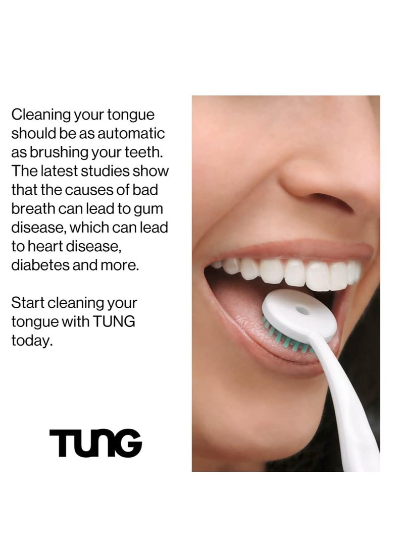 Tung Tung Tongue Gel | Fresh Mint Tongue Cleaning Paste | Bad Breath and Halitosis | Mouth Odor Eliminator | Use with Tongue Brushes & Scrapers | Made in America (2 Pack)  - Image 3