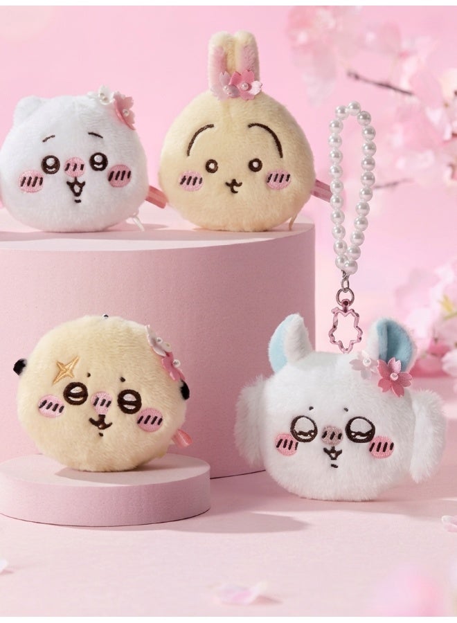 MINISO x Chiikawa Character Plush Pendant Collection Plush Pendant Keychain, 1 Assorted Character from 6 Designs, Cute Collectible Accessory and Gift - Image 4