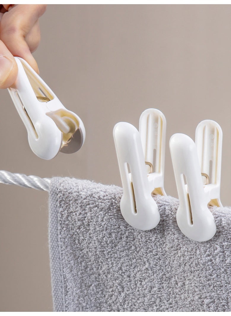 HOMESTAR Plastic Cloth Pegs Clothespins Laundry Line Clips Pack of 20 Durable Hanging Clips for Clothes Drying Rack Outdoor Indoor Use Laundry Accessories - Image 1