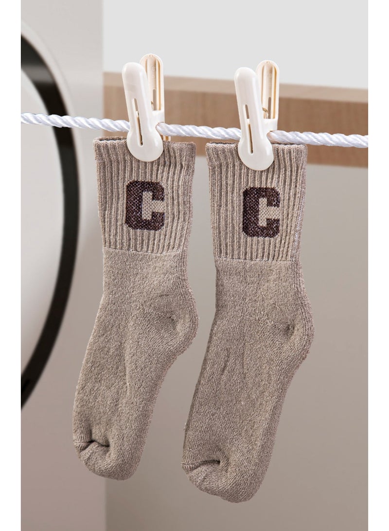 HOMESTAR Plastic Cloth Pegs Clothespins Laundry Line Clips Pack of 20 Durable Hanging Clips for Clothes Drying Rack Outdoor Indoor Use Laundry Accessories - Image 4