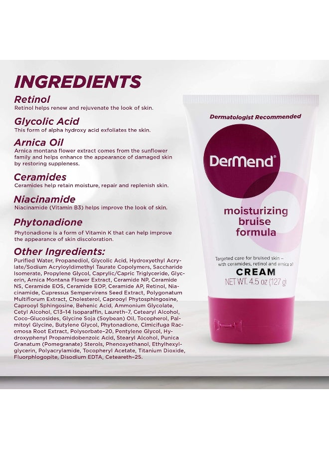 dermend Arnica Bruise Cream with Vitamin K - Moisturizer for Bruising on Arms, Legs & Hands - 4.5 Oz - Image 2