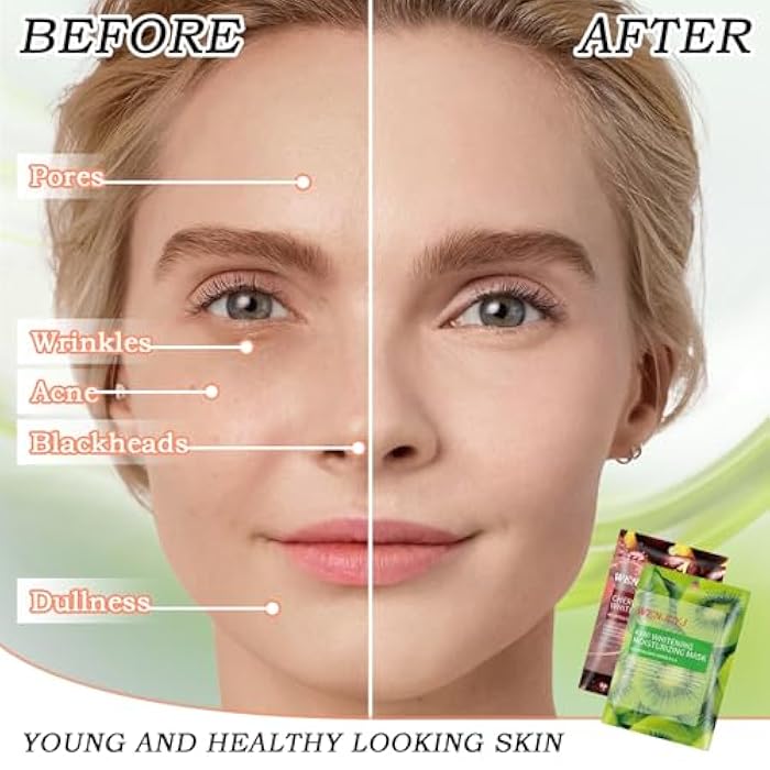 WENJLYJ 22PCS Face Mask Set,Moisturizing Facial Sheet Mask,Hydrating Face Mask Skin Care - Image 4