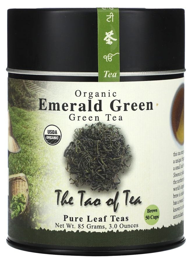 The Tao of Tea - Organic Green Tea Emerald Green  3 oz (85 g) - Image 1