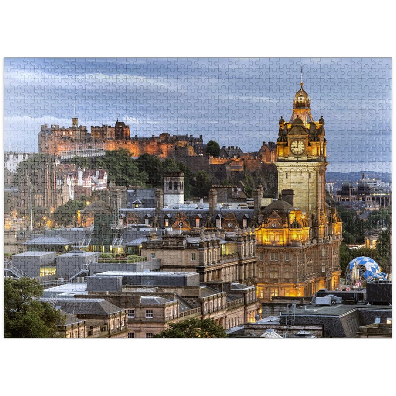 MyPuzzle Edinburgh Scotland Premium 1000 Piece Jigsaw Puzzle Made in USA