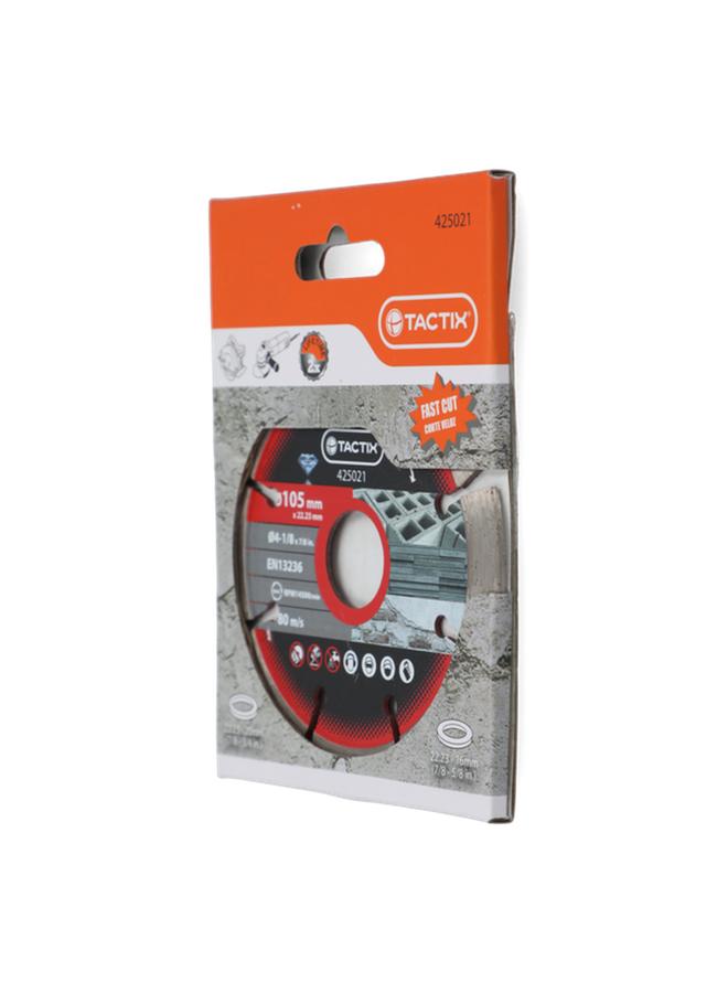 Tactix Durable Break-Resistant Round Diamond Polishing Disc 105 x 22.23mm - Image 2