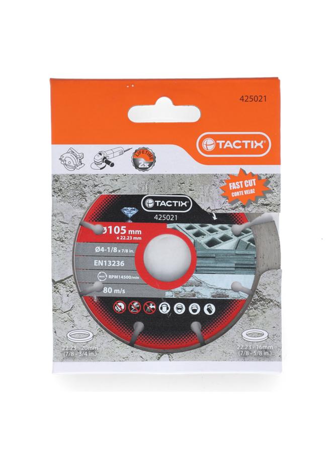 Tactix Durable Break-Resistant Round Diamond Polishing Disc 105 x 22.23mm - Image 1