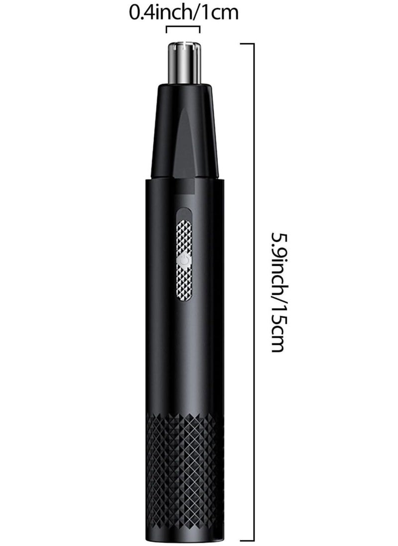 Ru syanl Electric Men's Nose Hair Trimmer Facial Hair Remover for Eyebrows Ears Nose Easy Cleaning  - Image 4