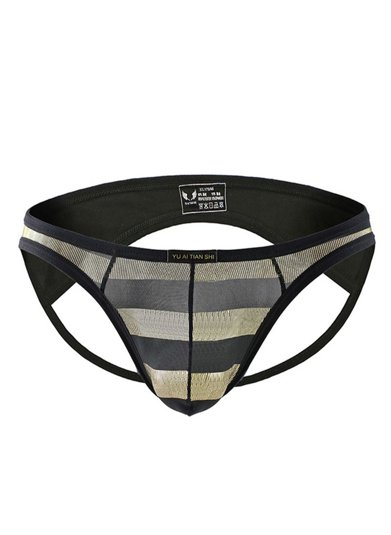 YUAITIANSHI - Brief for Men Breathable Comfortable Skin-Friendly Soft Stylish Bulge Pouch Short Underwear for Male 1 Pack - Image 1