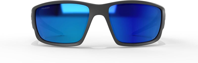 EDGE TSKAP218 Kazbek Polarized Wrap-Around Safety Glasses with Anti-Scratch and UV 400 Protection - Image 2