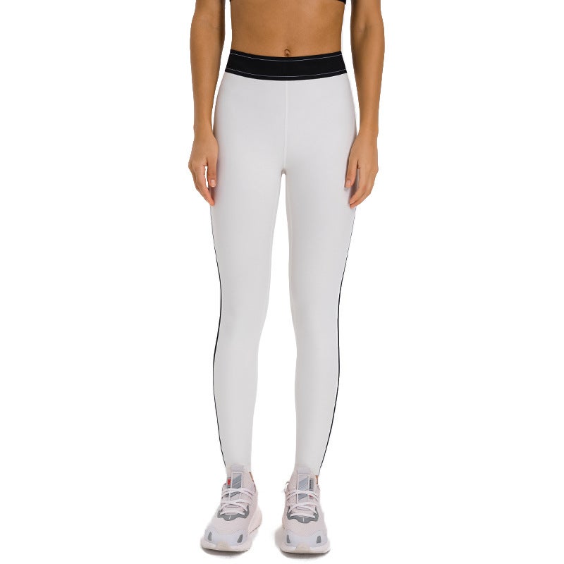 Generic High-Waist Tummy-Control Yoga Pants Set for Women Graphite gray  - Image 4