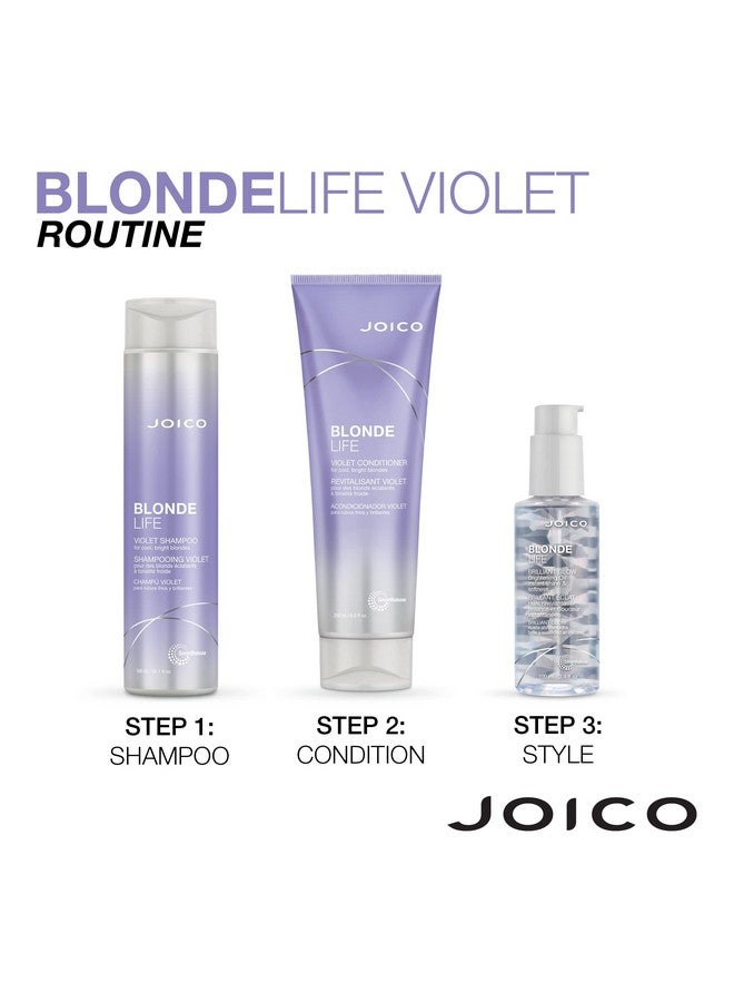 Joico Blonde Life Violet Shampoo | For Cool & Bright Blonde Hair | Neutralize Brassy Tones | Banish Yellow Tones | Boost Shine | Sulfate Free | With Monoi & Tamanu Oil | 10.1 Fl Oz - Image 5