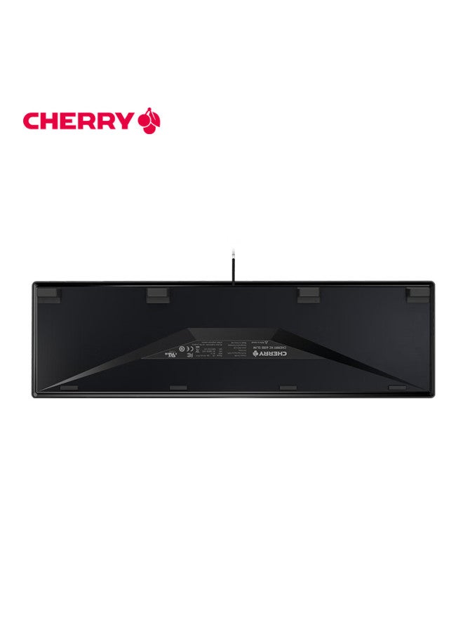 Cherry Kc6000 Wired Keyboard, Computer Membrane Keyboard For Office Business Home Use, Ultra-thin Sx Scissor Foot, Quiet Full Size, Black - Image 3