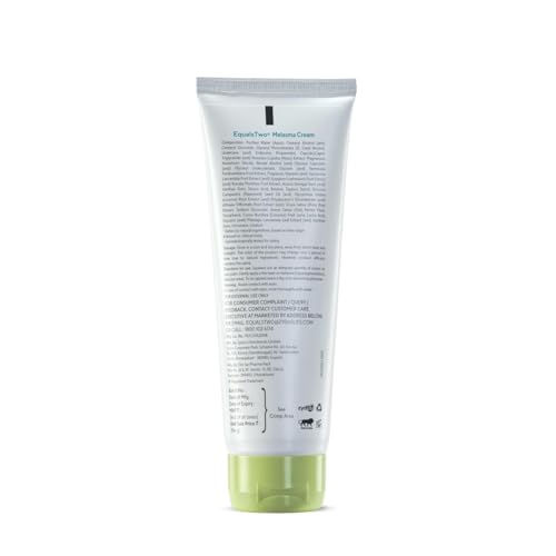 EQUALSTWO by Zydus Natural Melasma Cream 100g, Pigmentation Removal for Even Skin Tone, Dark Spot Removal Enriched with Rice Barn, Kakadu Plum, Marshmellow & Licorice roots, (Pack 1) - Image 2