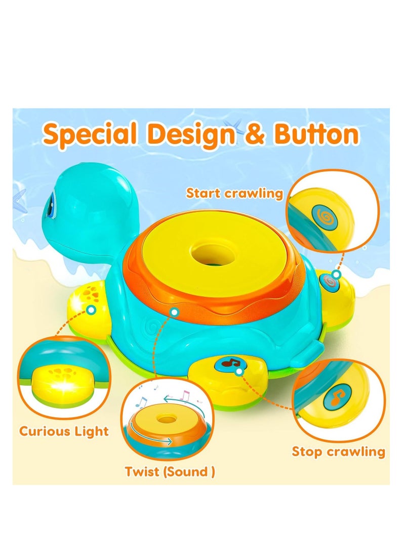 SYOSI Baby Toys 6 to 12 Months Musical Stacking Toys for 1 2 3 Years Old Boys Girls Educational Sensory Toys for Babies Light Up Infant Toddlers Gifts Rattle Toy for 7 8 9 10 12-18 Months Birthday Christmas  - Image 5