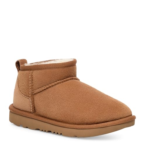 UGG Unisex-Child Classic Ultra Mini Boot, Chestnut, 6 - Image 1