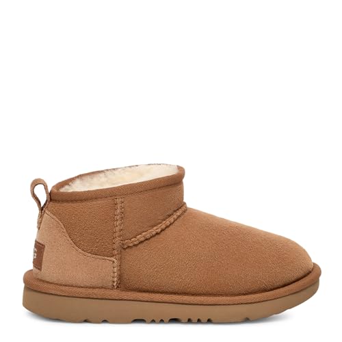 UGG Unisex-Child Classic Ultra Mini Boot, Chestnut, 6 - Image 2