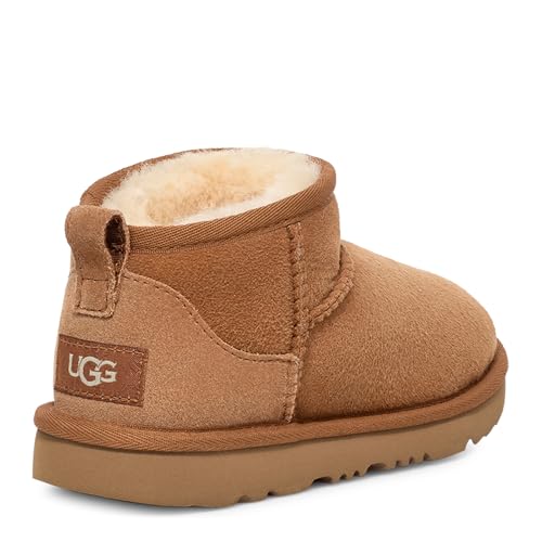 UGG Unisex-Child Classic Ultra Mini Boot, Chestnut, 6 - Image 4