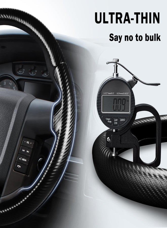 Aotoyou Steering Wheel Cover for Ford F150 2009-2014/ Ford Expedition 2015-2017, Car Steering Wheel Cover Protector Accessories for Ford (Matte Black) - Image 5