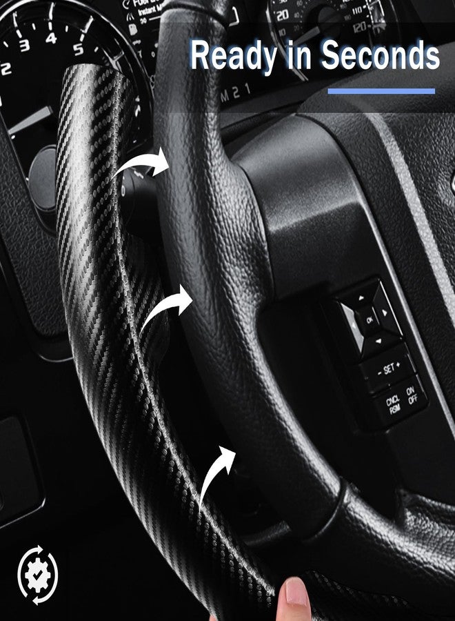 Aotoyou Steering Wheel Cover for Ford F150 2009-2014/ Ford Expedition 2015-2017, Car Steering Wheel Cover Protector Accessories for Ford (Matte Black) - Image 4