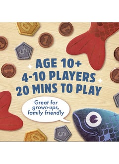 BIG POTATO Sounds Fishy Board Game: The Bluffing Family Game For Kids 10+ | Best New Family Quiz Games, Trivia Games For Groups Of People  - Image 2