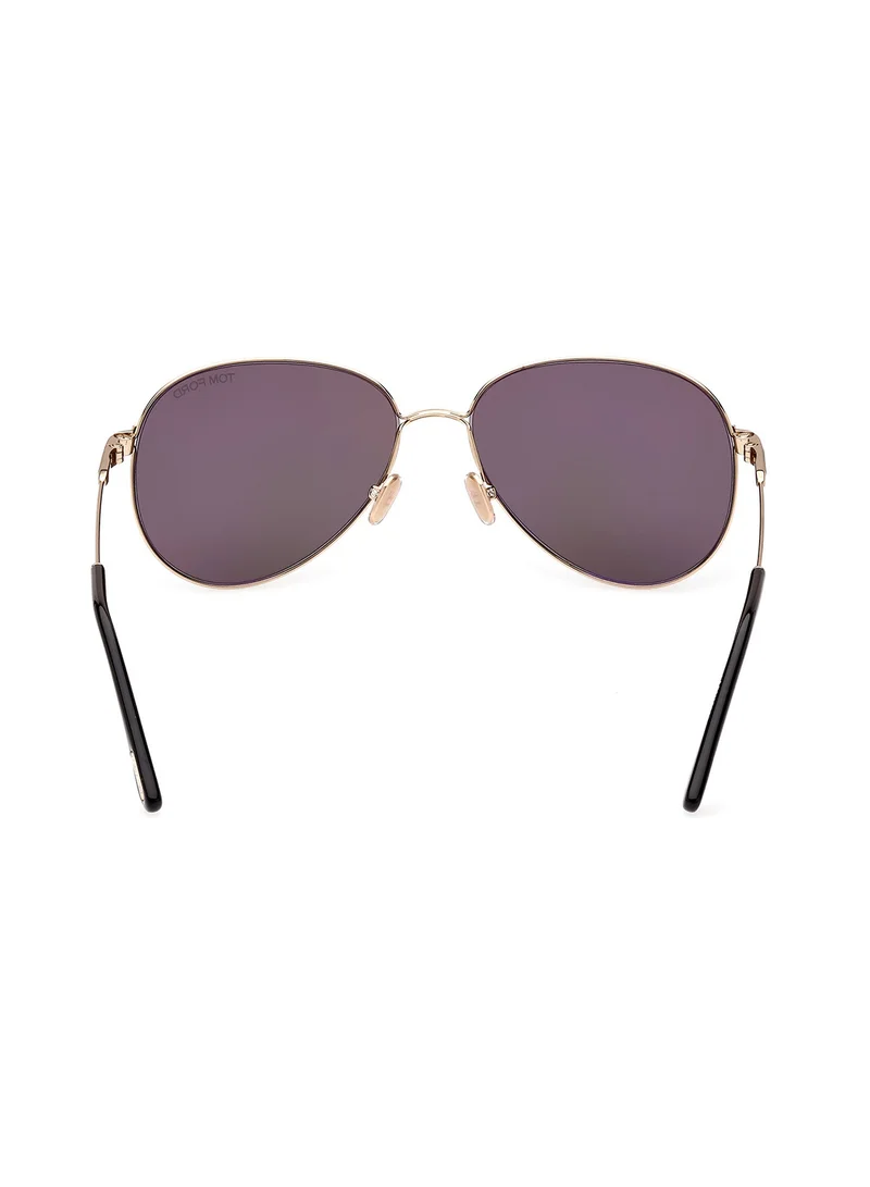 TOM FORD Unisex UV Protection Pilot Sunglasses - FT099328A59 - Lens Size: 59 Mm