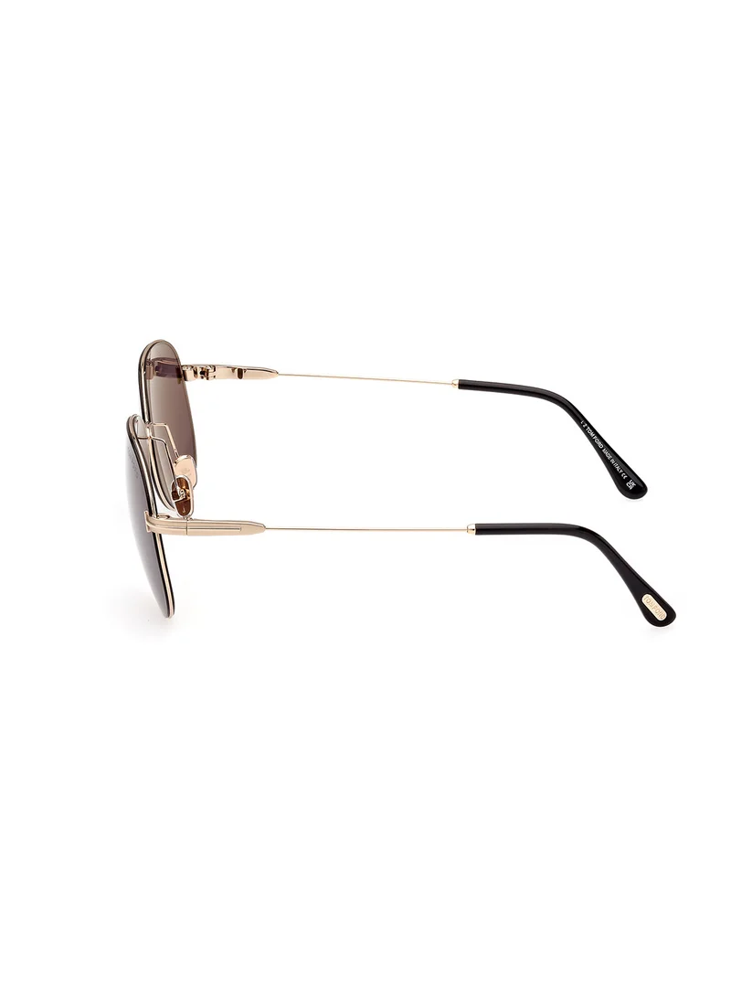 TOM FORD Unisex UV Protection Pilot Sunglasses - FT099328A59 - Lens Size: 59 Mm