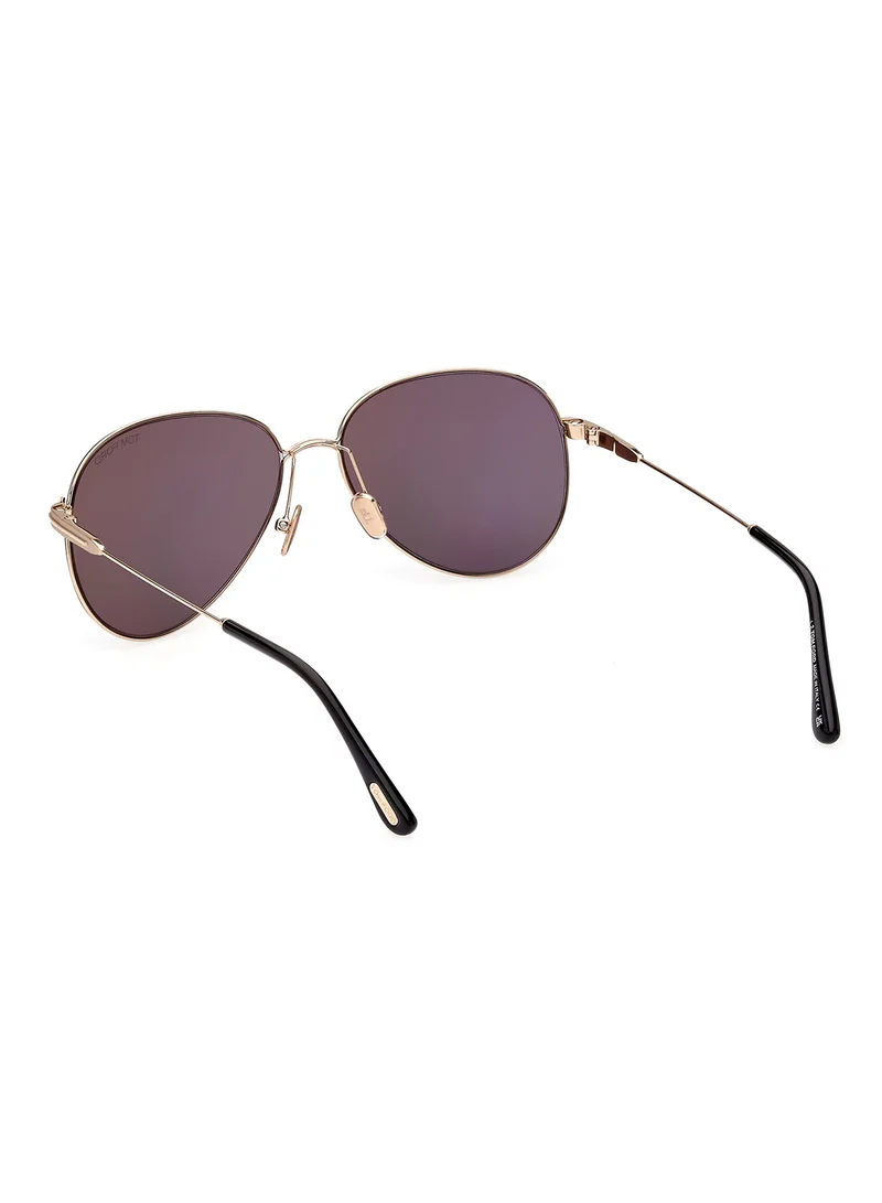 TOM FORD Unisex UV Protection Pilot Sunglasses - FT099328A59 - Lens Size: 59 Mm