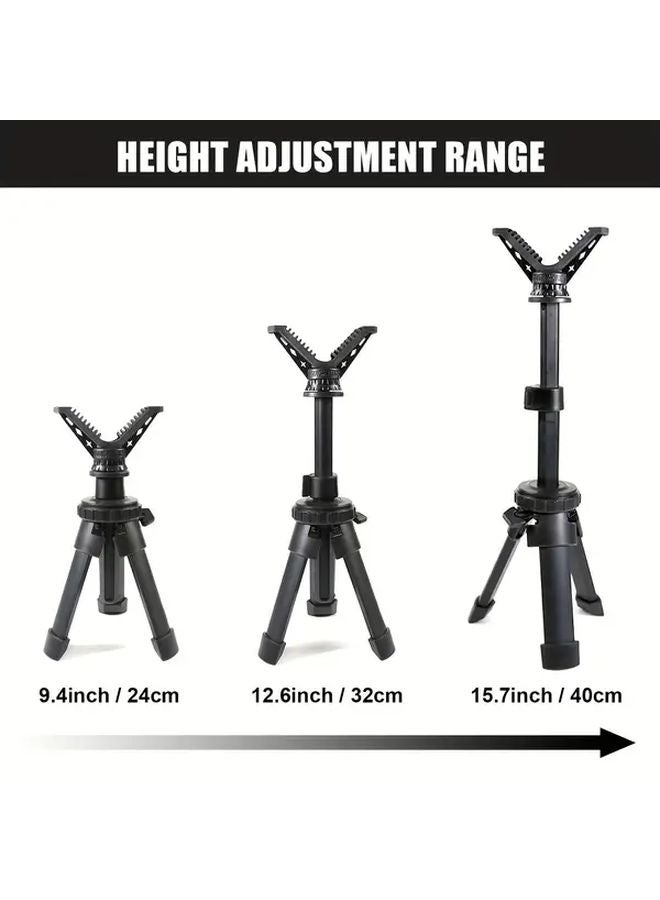 HTPT671 Lightweight Aluminum Hunting Camera Tripod With Removable V Yoke Head - Image 5