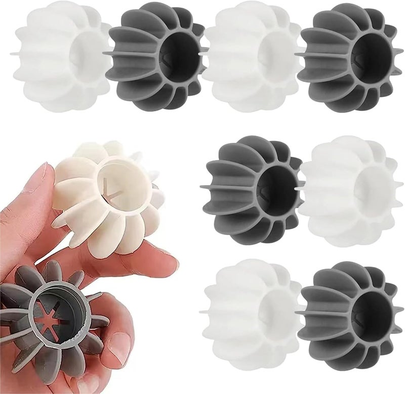 ROKTRY 10 Pcs Reusable Silicone Laundry Ball Clothes Pet Hair Remover Catcher Cleaning Tool Dryer Balls for Washing Machine Accessories - Image 1