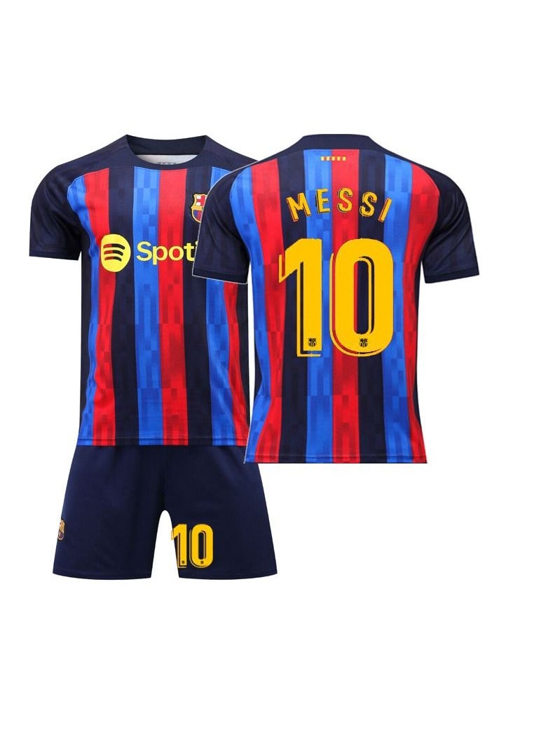 KUYING - Barcelona Jersey No. 10 Messi Men's Football Jersey - Image 1