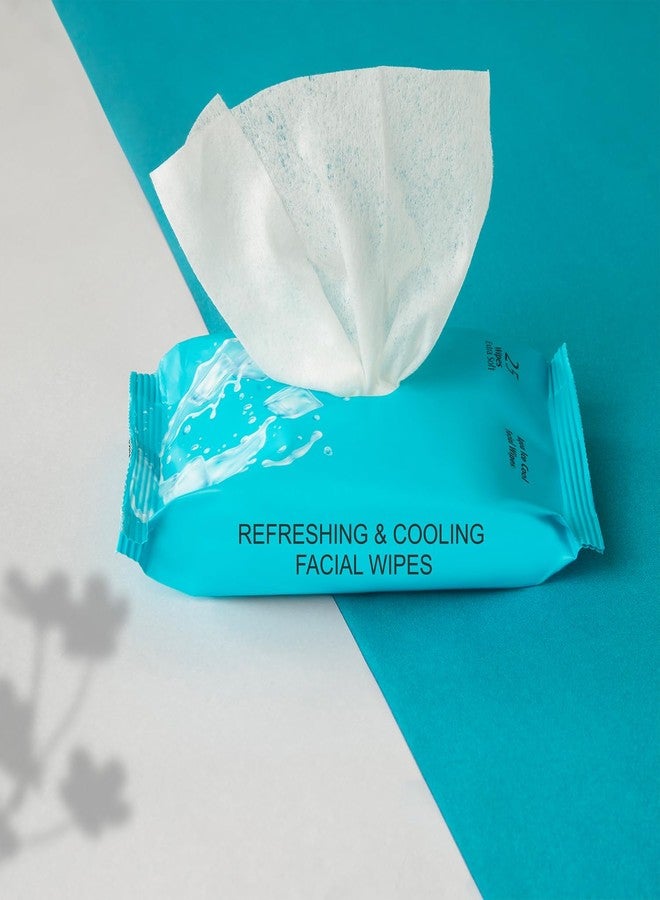 Glam 21 Glam21 Facial Wipes | Super-Soft & Moisturizing |Aqua Ice| Clean Dust & Dirt Particles | 25 Wipes in a Pack - Image 5