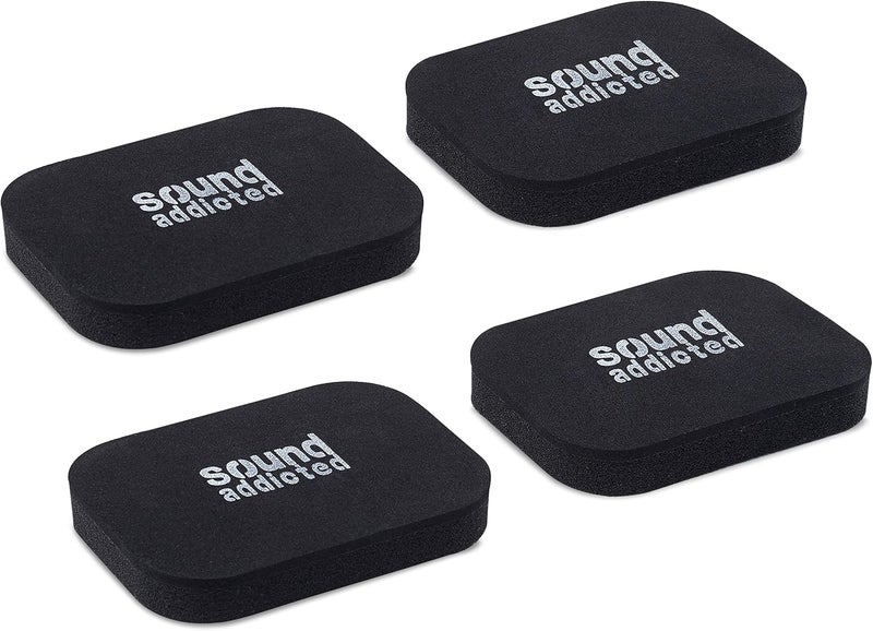 Sound Addicted Isolation Pads for Soundbar - Anti Vibrations Foam Pads Feet (4Pack) 3.5'' x 2.5'' x 0.65'' Suitable for Most Soundbars - BarPads (Rectangle) - Image 1