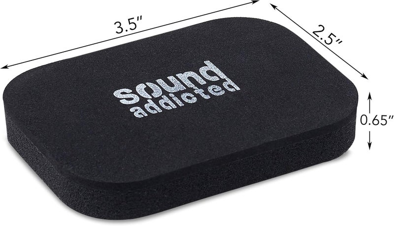 Sound Addicted Isolation Pads for Soundbar - Anti Vibrations Foam Pads Feet (4Pack) 3.5'' x 2.5'' x 0.65'' Suitable for Most Soundbars - BarPads (Rectangle) - Image 3