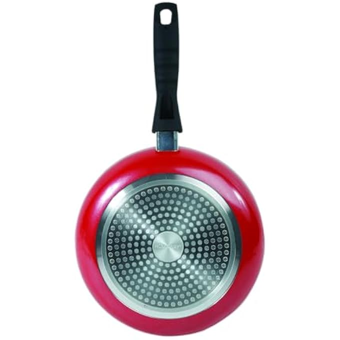 هومواي مقلاة غير لاصقة 30 سم، 3 طبقات من الطلاء غير اللاصق، طلاء خارجي مقاوم للحرارة، موقد غاز، دعم طهي بالأشعة تحت الحمراء، بخاخ سيليكون، مقبض ناعم Hw204 - Image 3