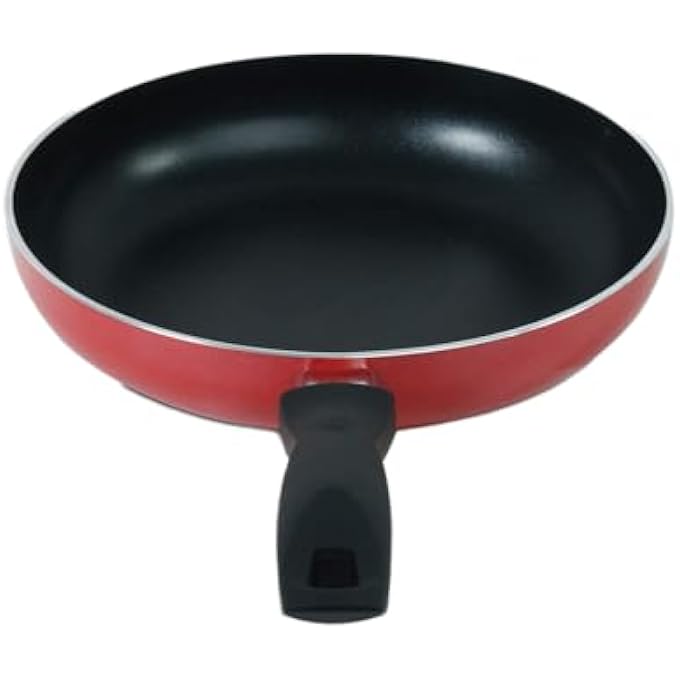 هومواي مقلاة غير لاصقة 30 سم، 3 طبقات من الطلاء غير اللاصق، طلاء خارجي مقاوم للحرارة، موقد غاز، دعم طهي بالأشعة تحت الحمراء، بخاخ سيليكون، مقبض ناعم Hw204 - Image 4