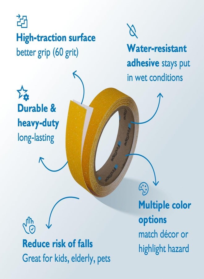 FindTape AST-35 Anti-Slip Non-Skid Tape, 1 in. x 10 ft. (Yellow) - Image 3