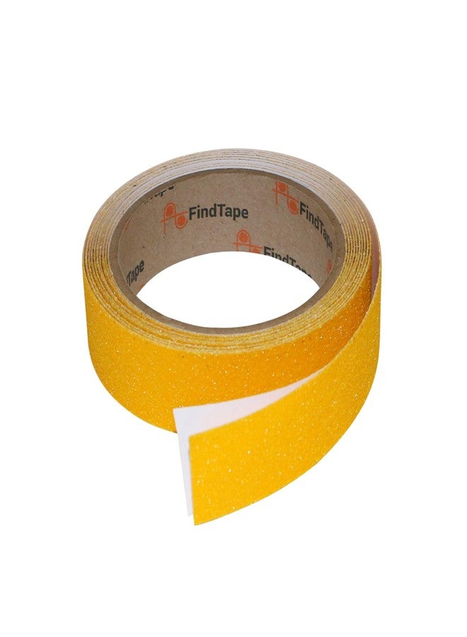 FindTape AST-35 Anti-Slip Non-Skid Tape, 1 in. x 10 ft. (Yellow) - Image 1