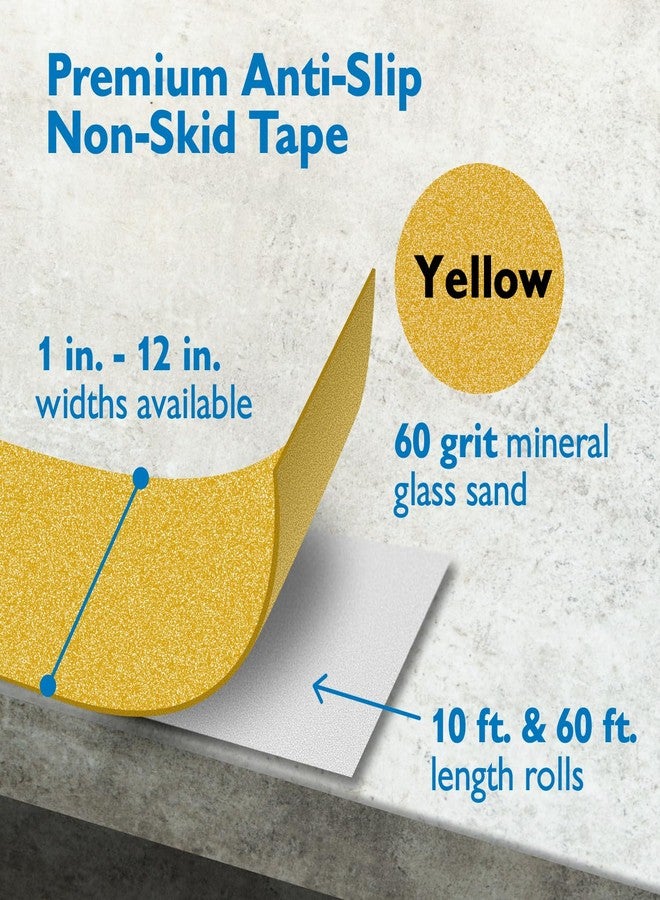 FindTape AST-35 Anti-Slip Non-Skid Tape, 1 in. x 10 ft. (Yellow) - Image 2