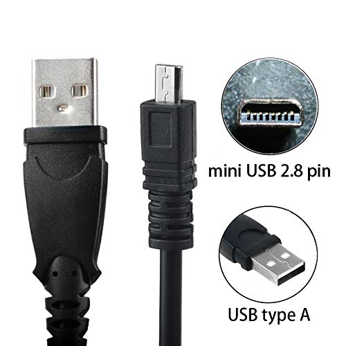 Blacell USB Cable for Nikon Coolpix B500 Digital Camera, and USB Computer Cord for Nikon Coolpix B500 Digital Camera, Gold Plated,W/Ferrite, 6 Feet or 1.8 Meter Long - Image 2